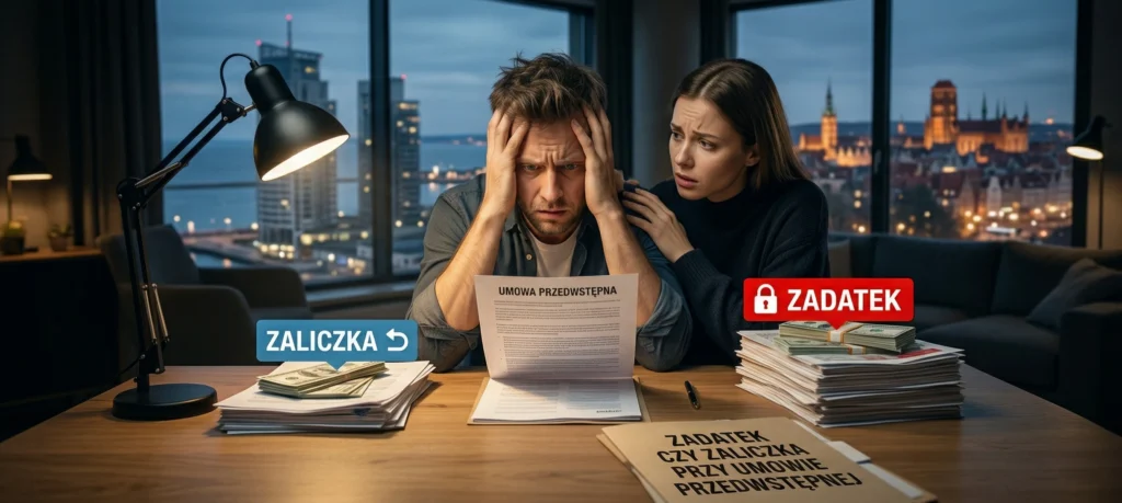 Zadatek czy zaliczka? Jedno słowo w umowie, które może kosztować Cię dziesiątki tysięcy złotych | Estatic nieruchomości"